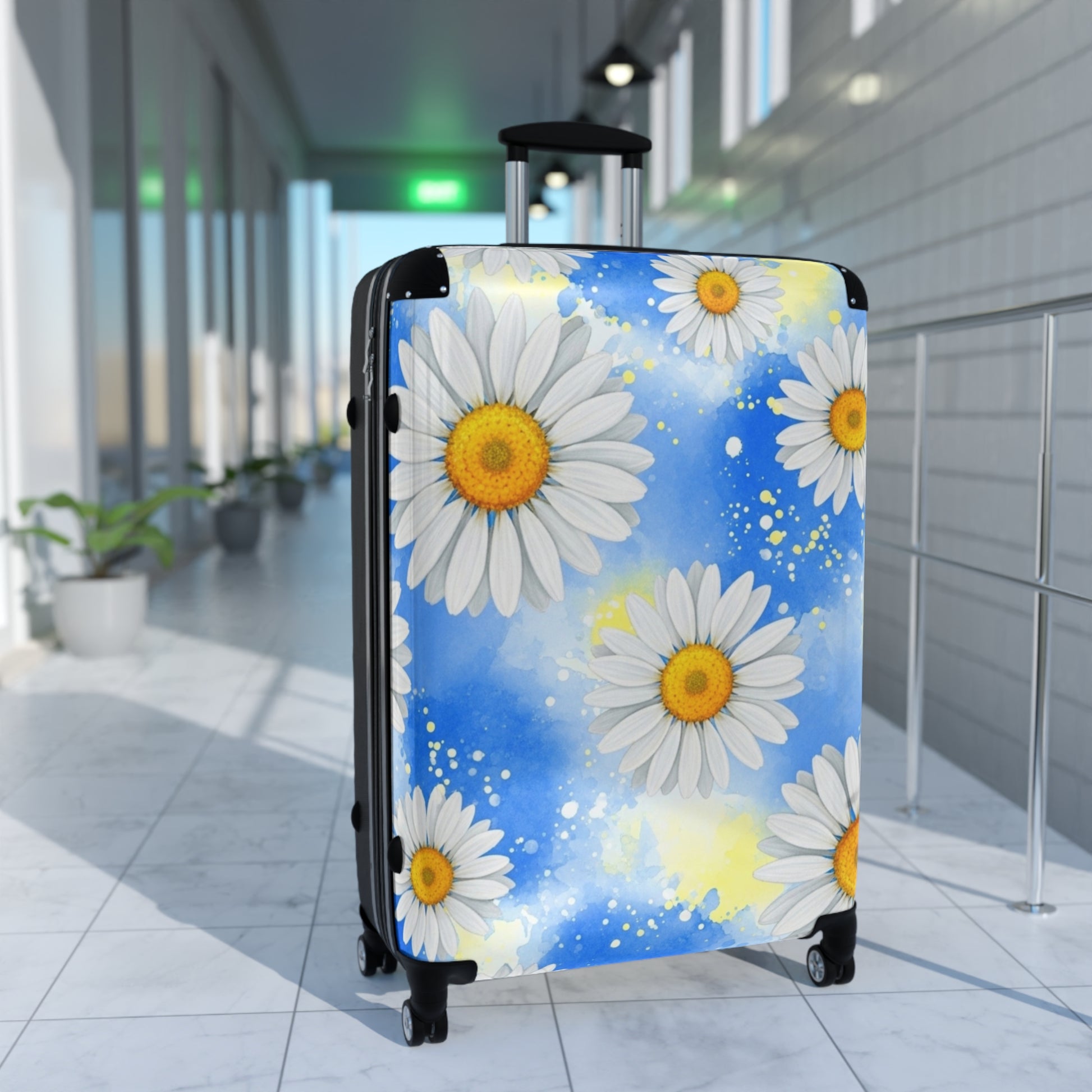Daisies Suitcase, Artsulli - Art is Long, Life is Short, Bags, , , , , , , 
