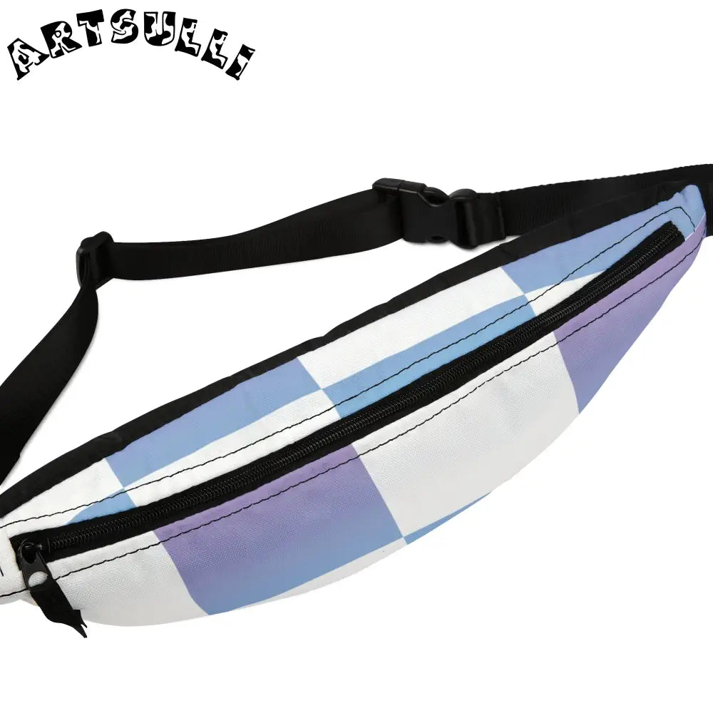 JAKKOUTTHEBXX Vaporwave Check Fanny Pack JAKKOUTTHEBXX Artsulli