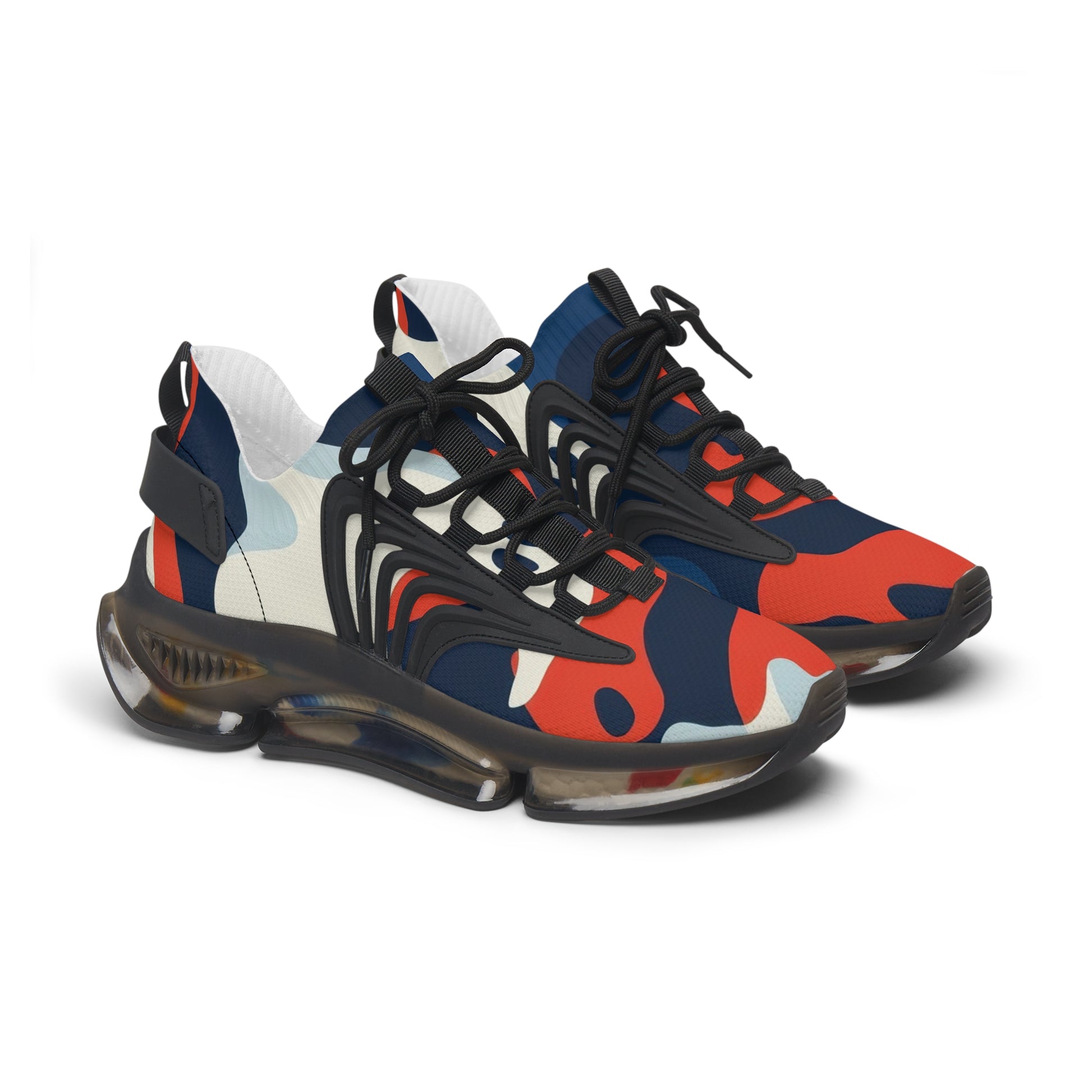 Camo Ghosts Women's Mesh Sneakers, Artsulli - Art is Long, Life is Short, Shoes, Color, Black sole, Size, US 5.5, , , 17346503589032