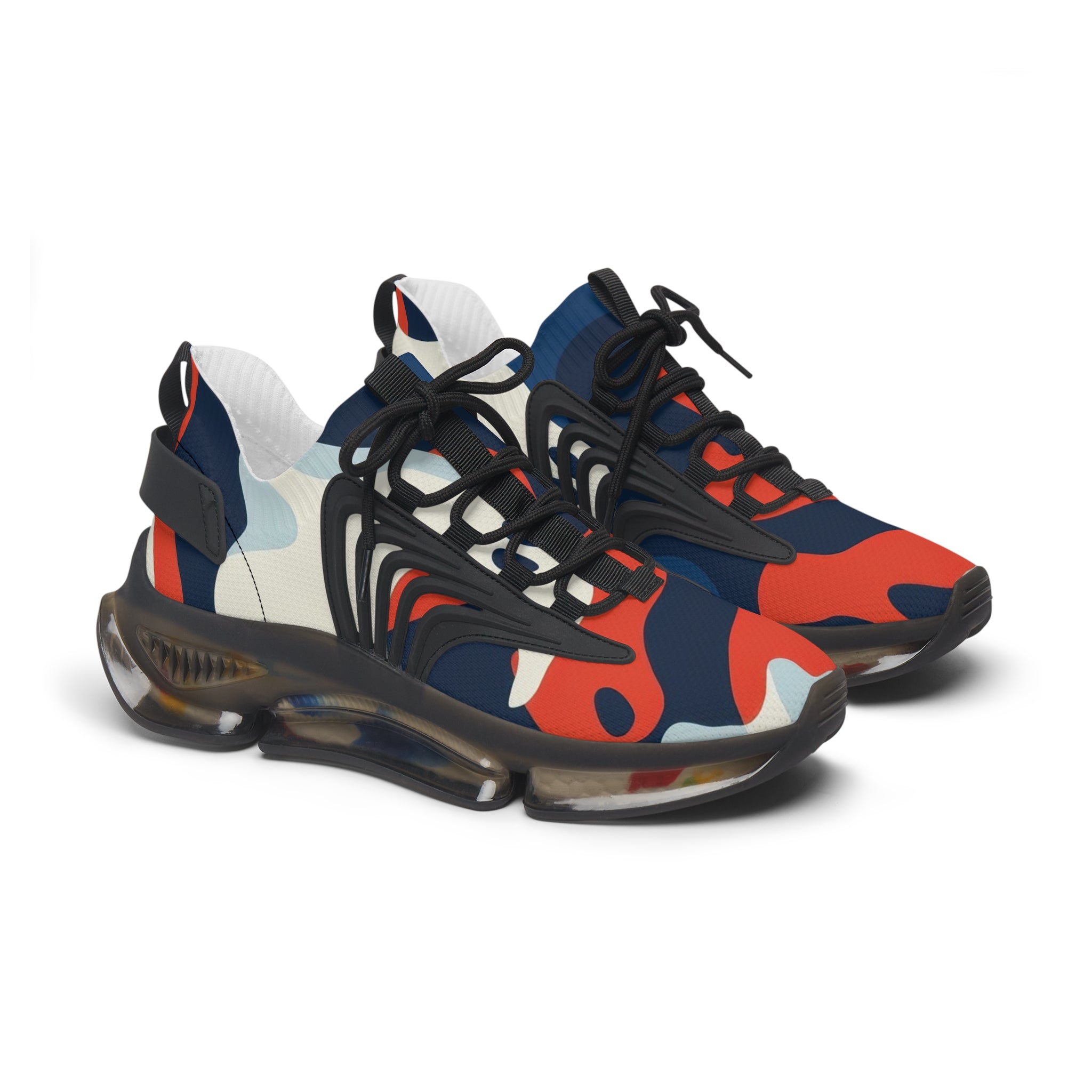 Camo Ghosts Women's Mesh Sneakers, Artsulli - Art is Long, Life is Short, Shoes, Color, Black sole, Size, US 5.5, , , 17346503589032