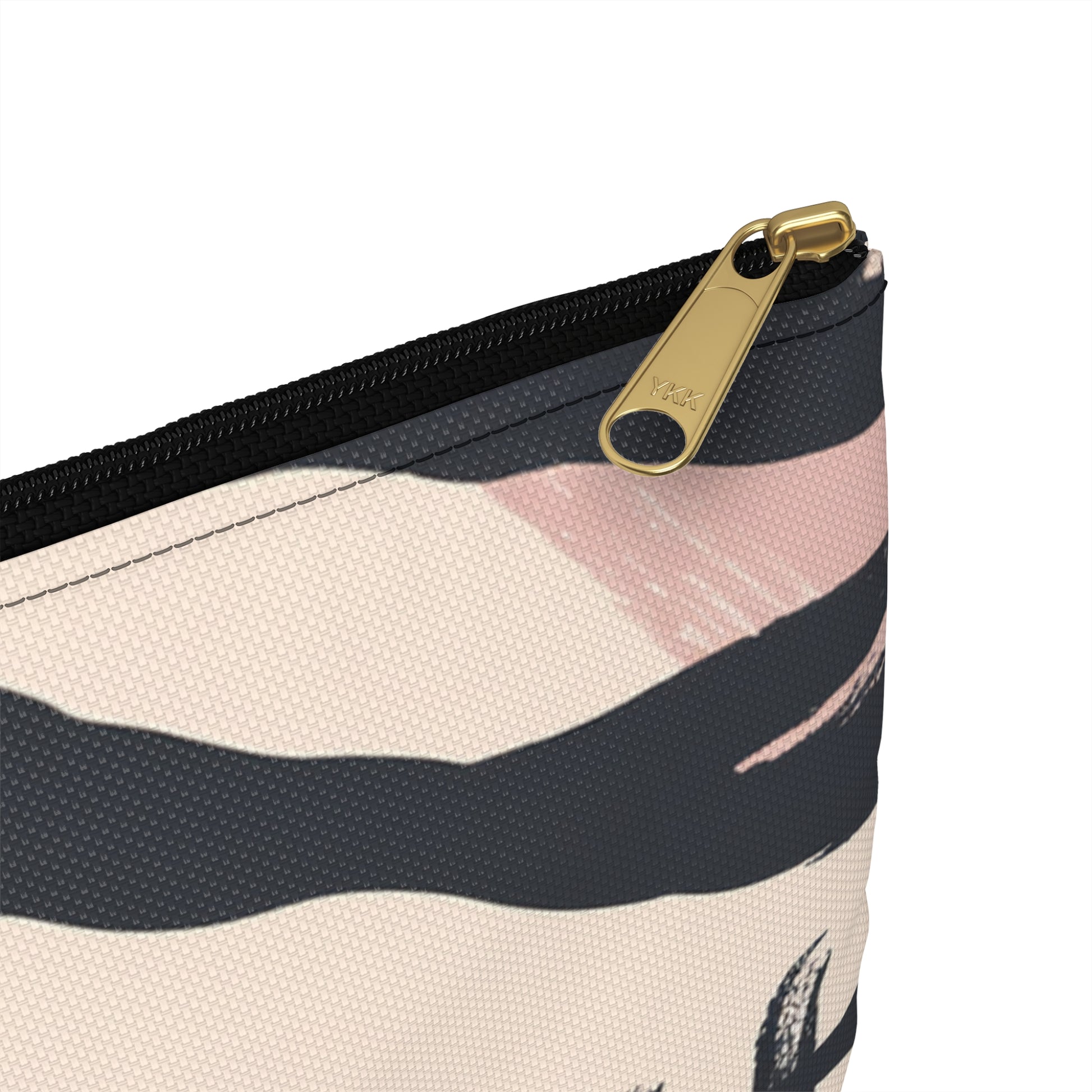 Zebra Brush Strokes Accessory Pouch, Artsulli - Art is Long, Life is Short, Bags, , , , , , , 