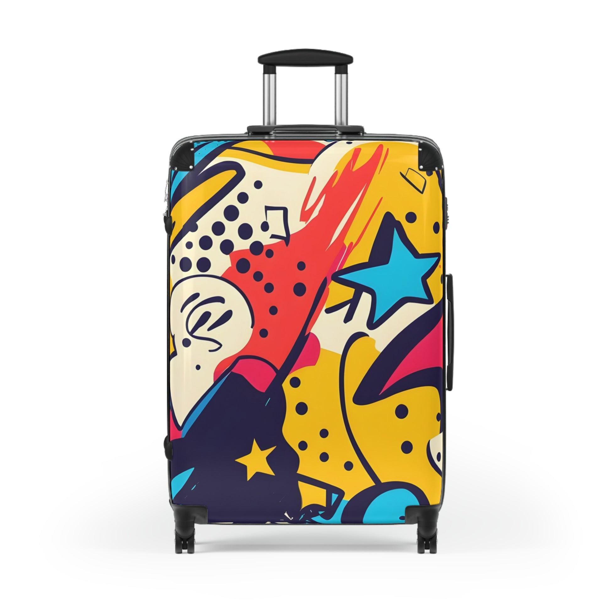 Comic x Pop Art Suitcase, Artsulli - Art is Long, Life is Short, Bags, , , , , , , 