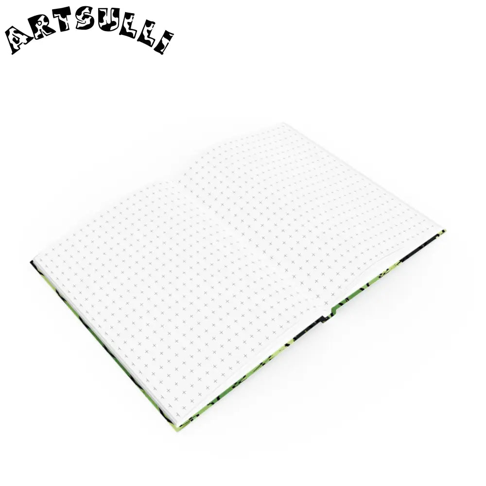 JAKKOUTTHEBXX Snake Skin Green and Black Hard Backed Journal