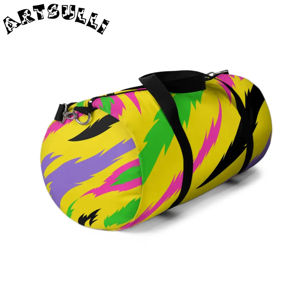 JAKKOUTTHEBXX Electric Tiger Fur Duffel Bag 2025