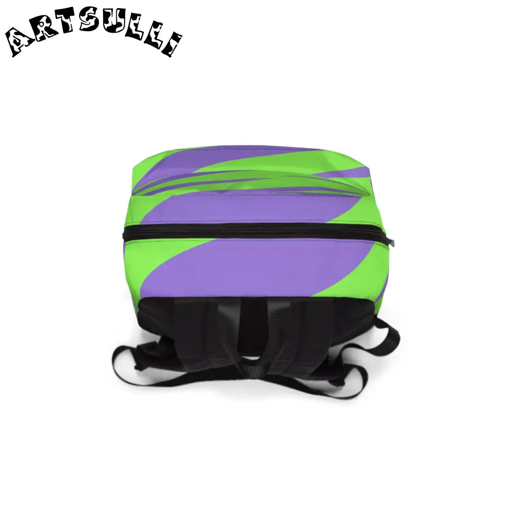 JAKKOUTTHEBXX Tyrannosaurus Print Green and Purple Unisex Classic