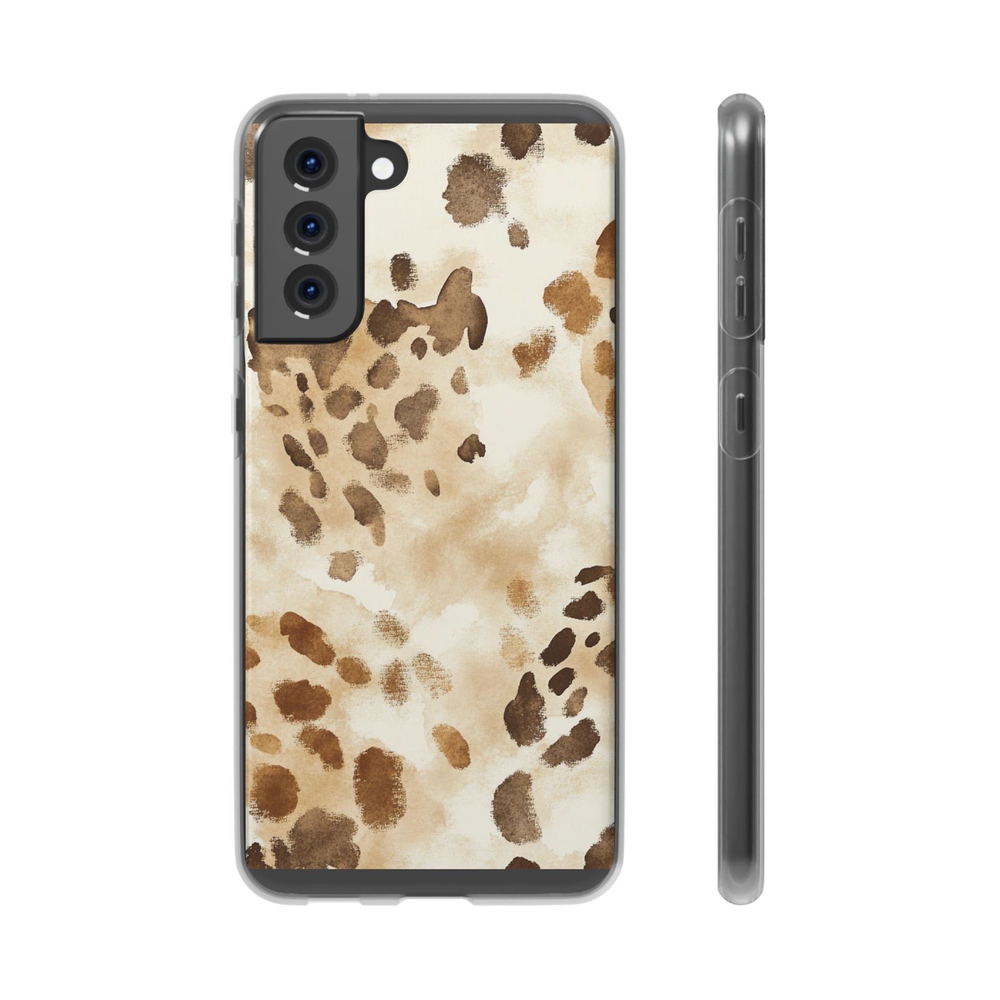 Brown and Beige Watercolor Dalmatian Phone Case, Artsulli - Art is Long, Life is Short, Phone Case, Size, Samsung Galaxy S21 Plus, , , , , 22581218411490629695