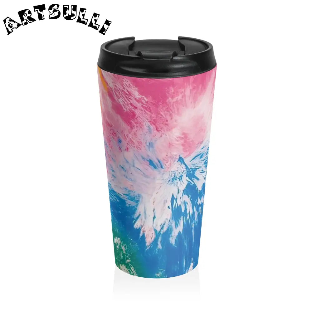 JAKKOUTTHEBXX Tie Dye Stainless Steel Travel Mug 2025