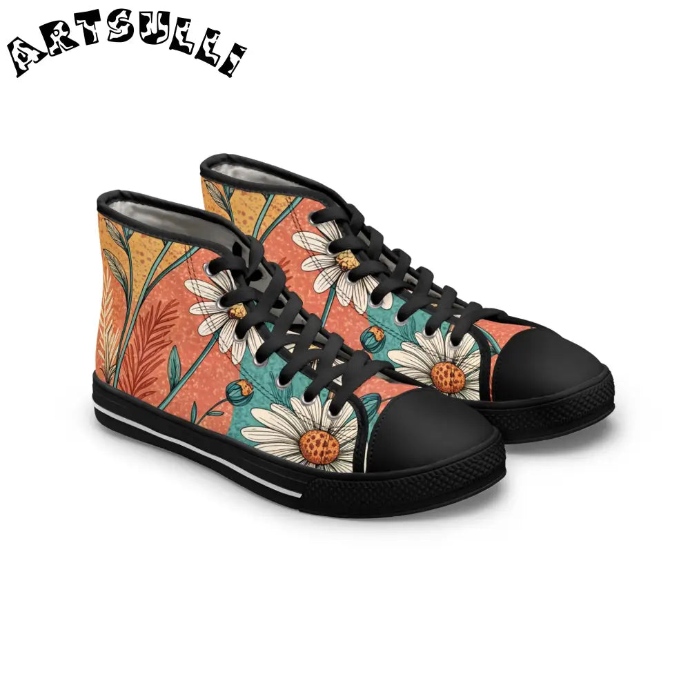 JAKKOUTTHEBXX Retro Daisy Dream Women’s High Top Sneakers