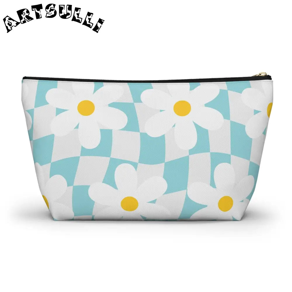 JAKKOUTTHEBXX Trippy Check Garden II Accessory Pouch w T-bottom