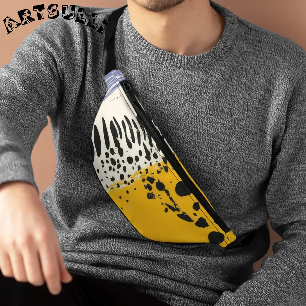 JAKKOUTTHEBXX Rae Zebra Rhapsody Fanny Pack JAKKOUTTHEBXX Artsulli