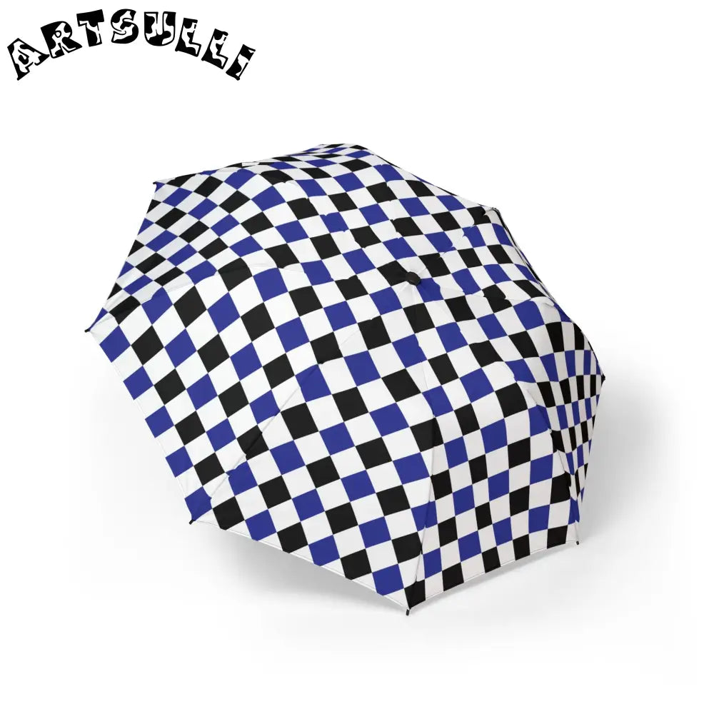JAKKOUTTHEBXX Checkerboard II Blue White and Black Semi-Automatic