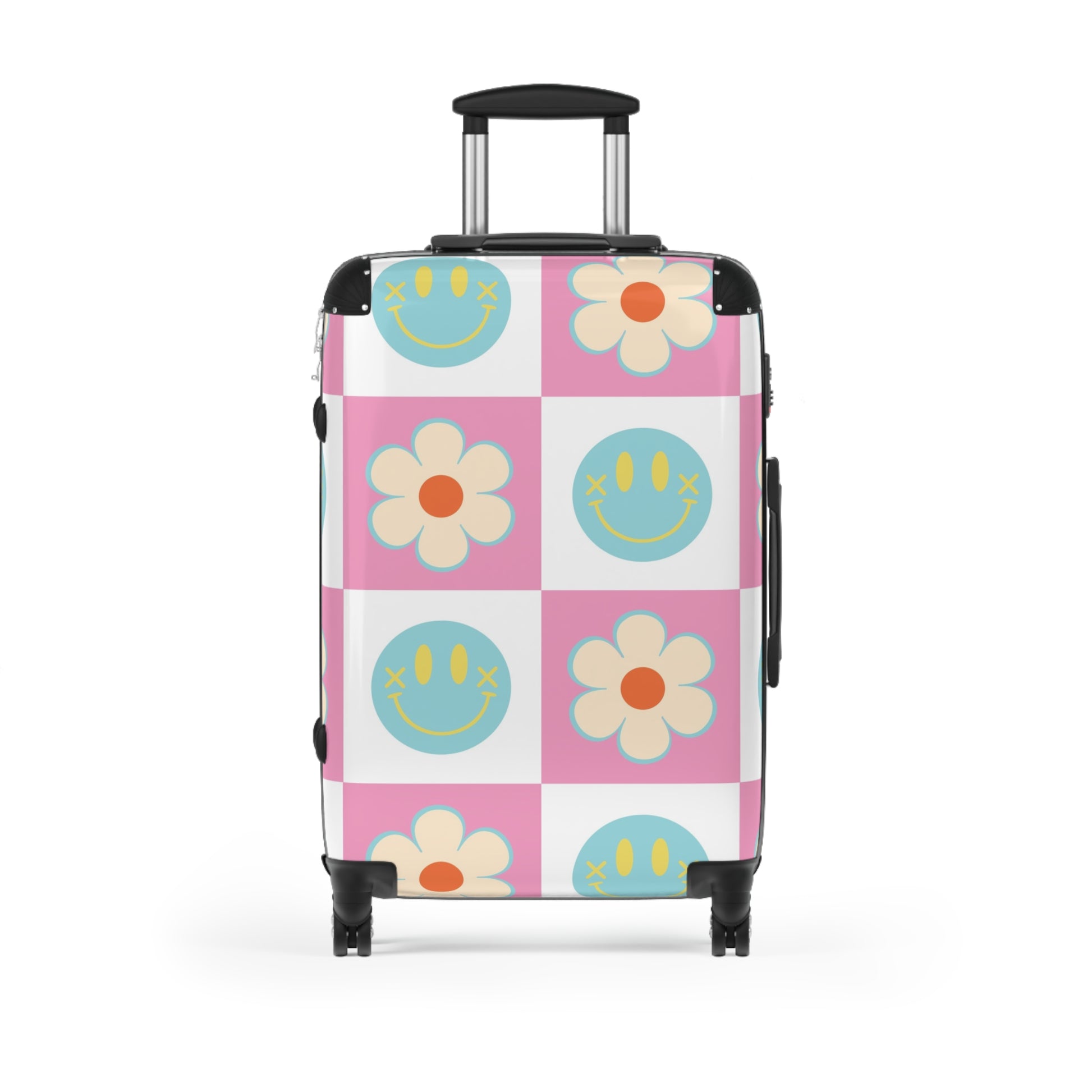 Madotsukis Grin Bloom Suitcase, Artsulli - Art is Long, Life is Short, Bags, Size, Medium, Color, Black, , , 21815371132350450203