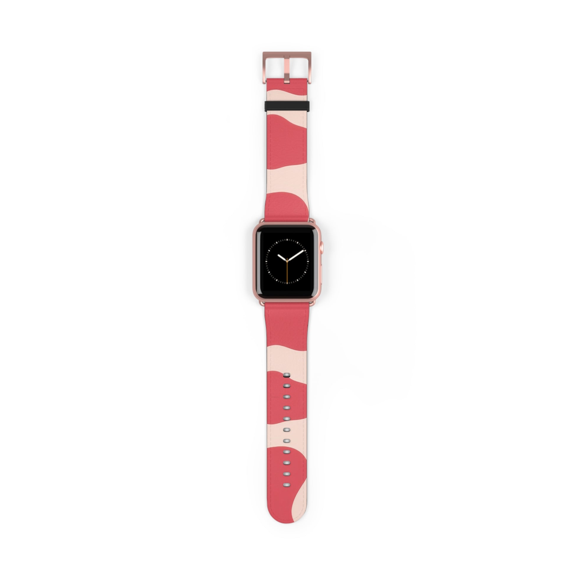 Red Jungle Cow Watch Band, Artsulli - Art is Long, Life is Short, Accessories, Size, 42 - 45 mm, Color, Rose Gold Matte, , , 26177716732689843396