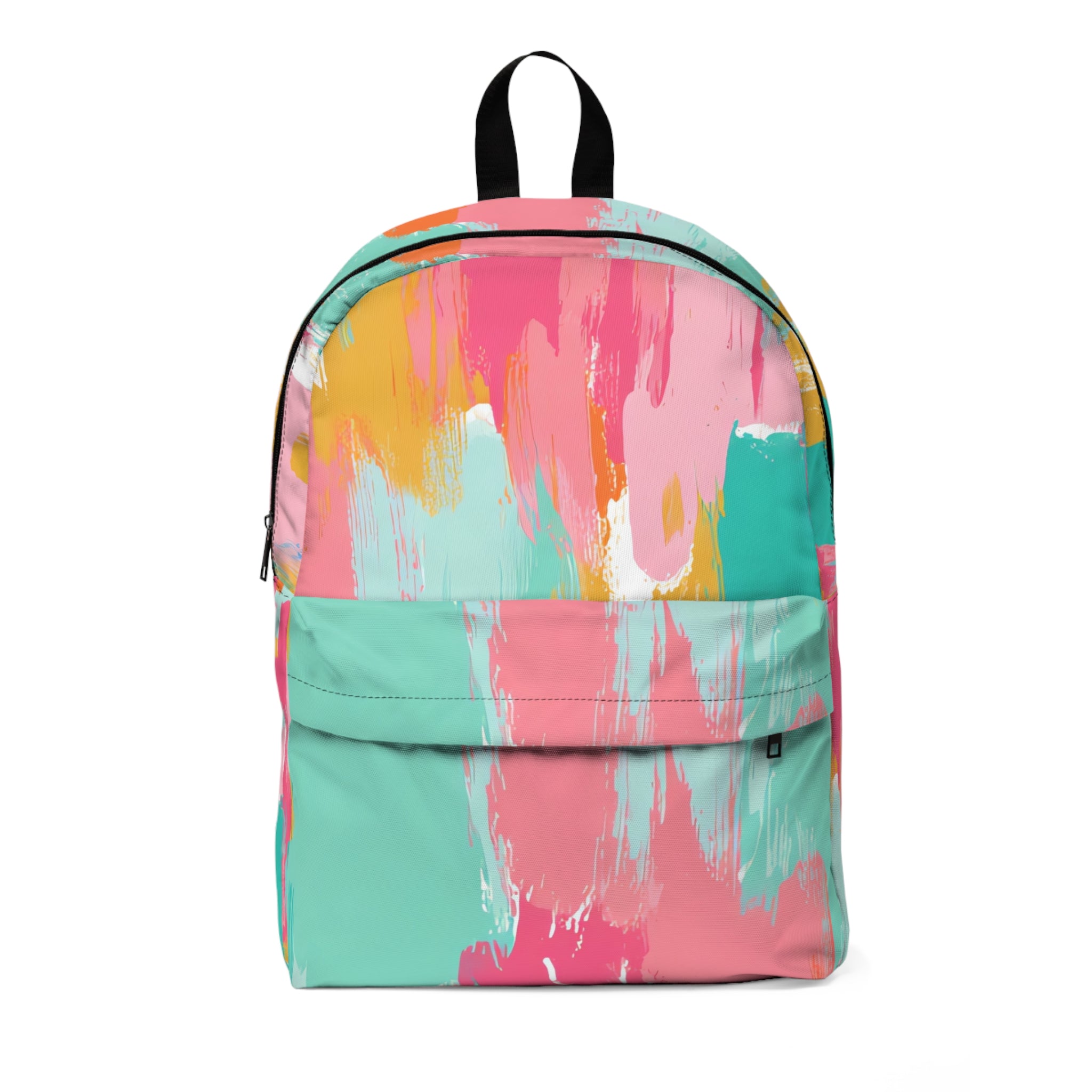 Preppy Pixel Bloom Unisex Classic Backpack, Artsulli - Art is Long, Life is Short, Bags, Size, One size, , , , , 42472700285553502966