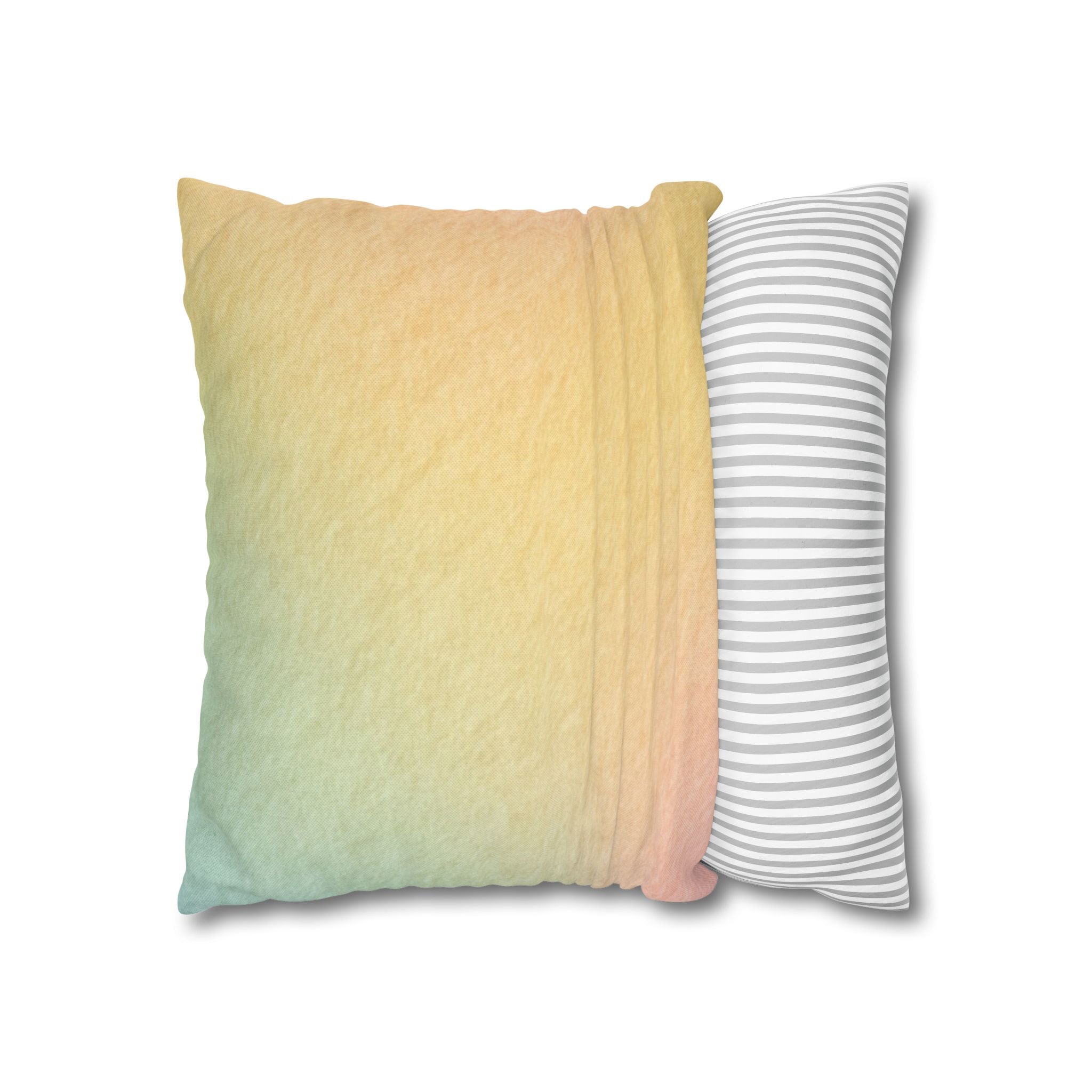 Spun Polyester Square Pillowcase