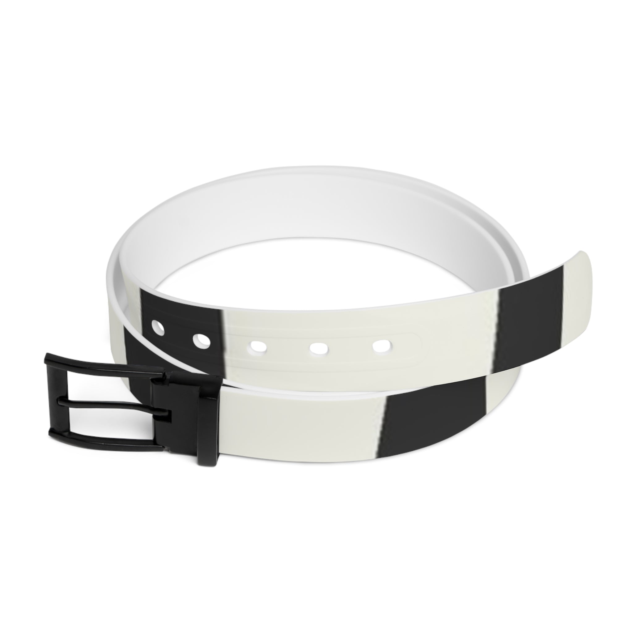 Melting Zebra Stripes Black and White Belt, Artsulli - Art is Long, Life is Short, Accessories, Material, Black Metal, Size, 50'', , , 68836882826874