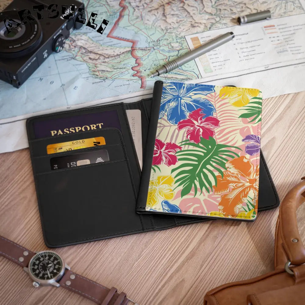JAKKOUTTHEBXX Tropical Floral Passport Cover 2025