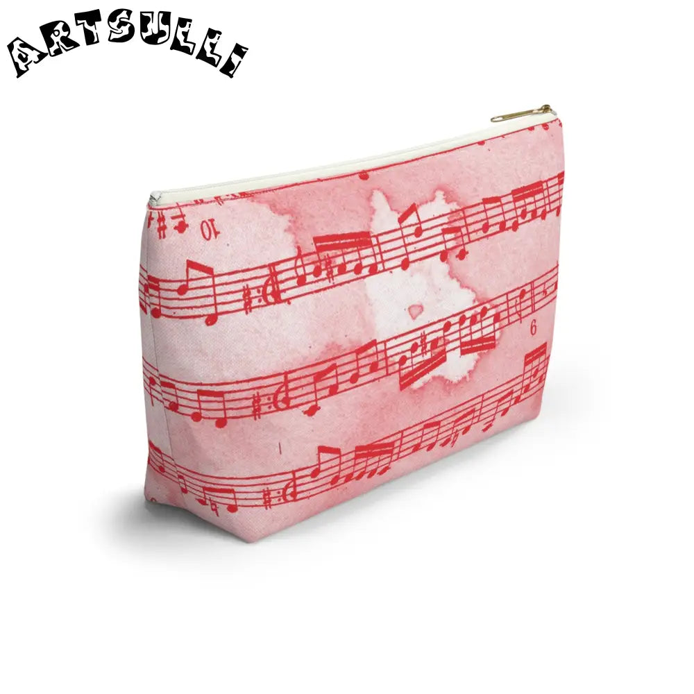 JAKKOUTTHEBXX Pink Music Note T-Bottom Pouch 2025
