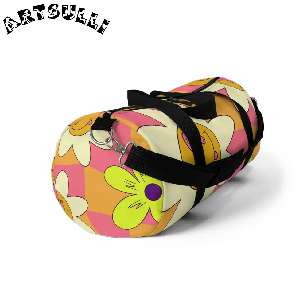 JAKKOUTTHEBXX Trippy Sour Face Rave Duffel Bag JAKKOUTTHEBXX
