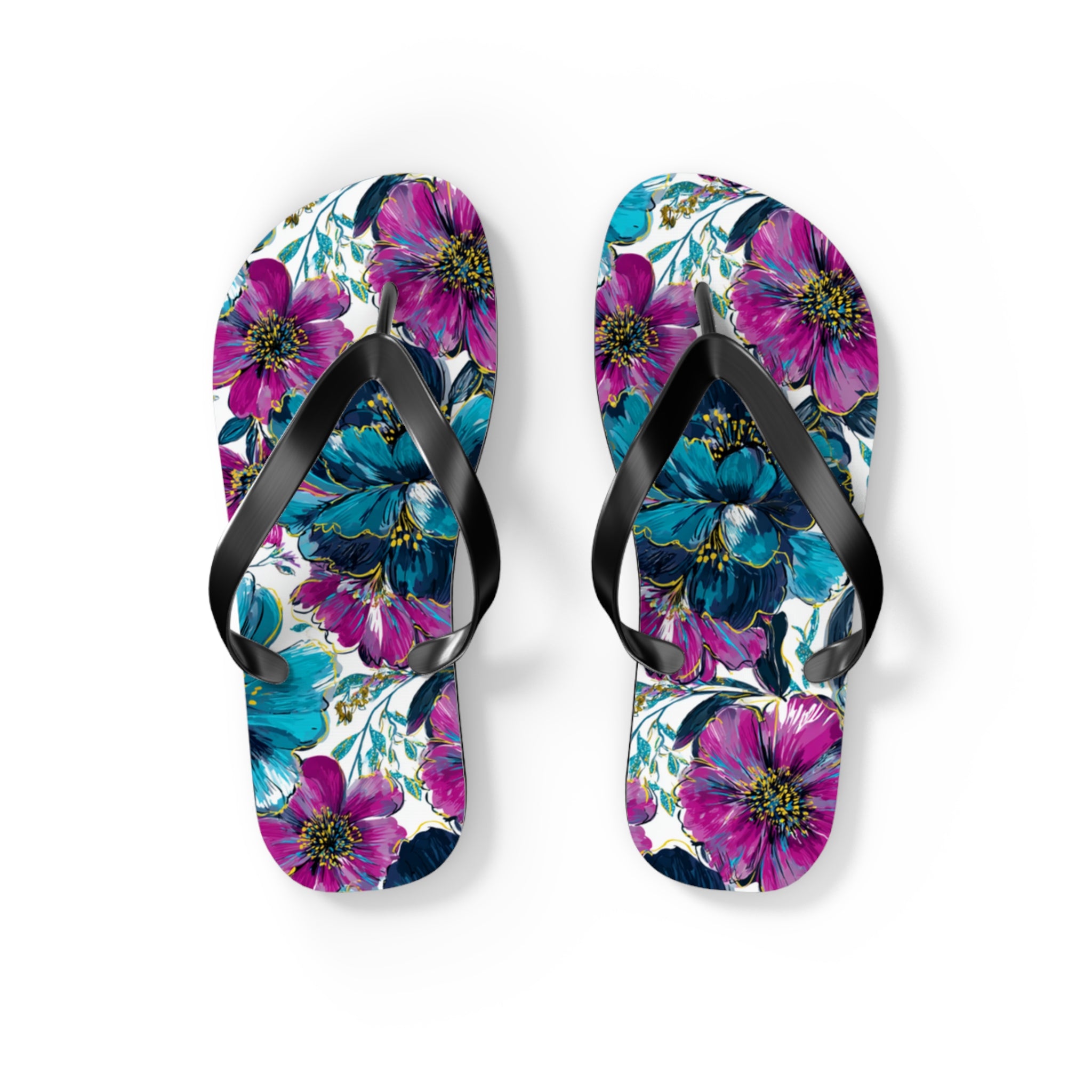 Flip Flops, Artsulli - Art is Long, Life is Short, Shoes, Size, S, Color, Black sole, , , 32327163259875117359