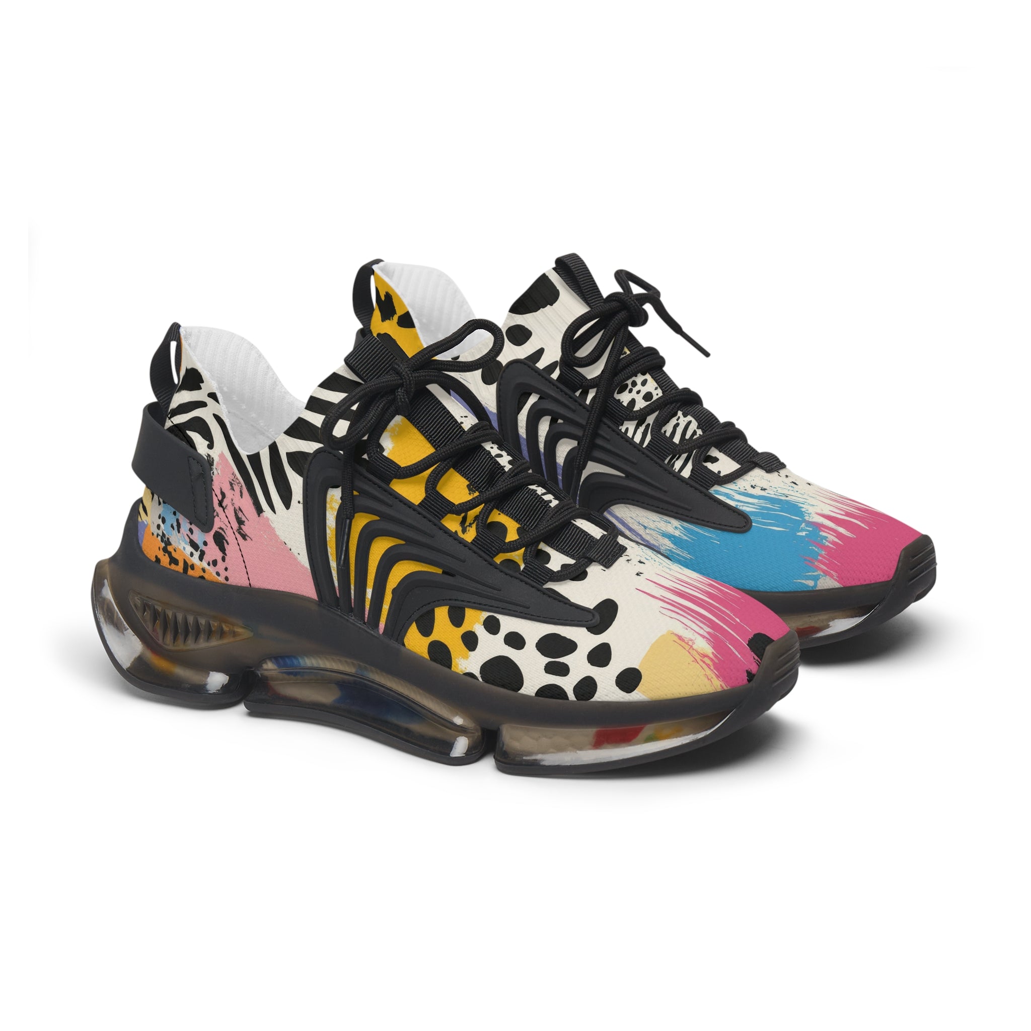 Rae Zebra Rhapsody II Women's Mesh Sneakers, Artsulli - Art is Long, Life is Short, Shoes, Color, Black sole, Size, US 5.5, , , 99058518986401