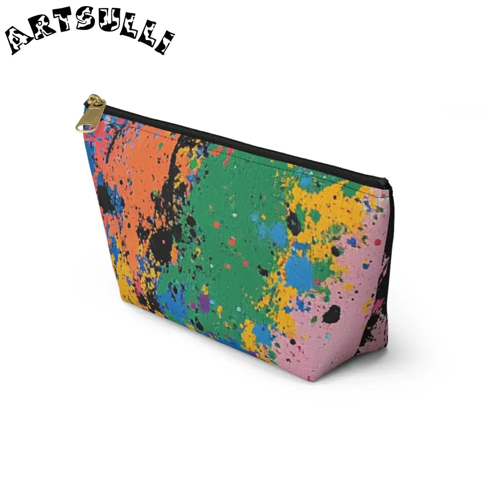 JAKKOUTTHEBXX The Colors Of Paint Splatter Accessory Pouch w