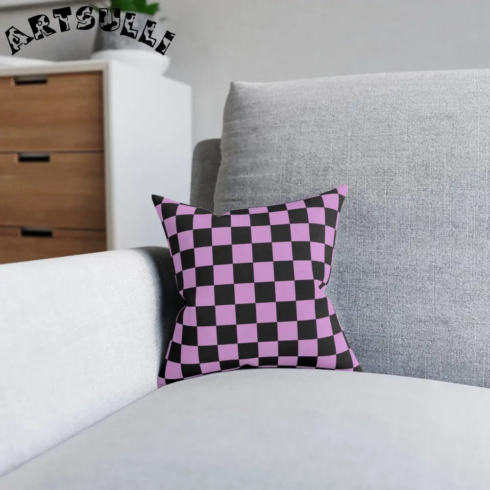 JAKKOUTTHEBXX Pixel Punk Vision Square Pillow JAKKOUTTHEBXX Artsulli
