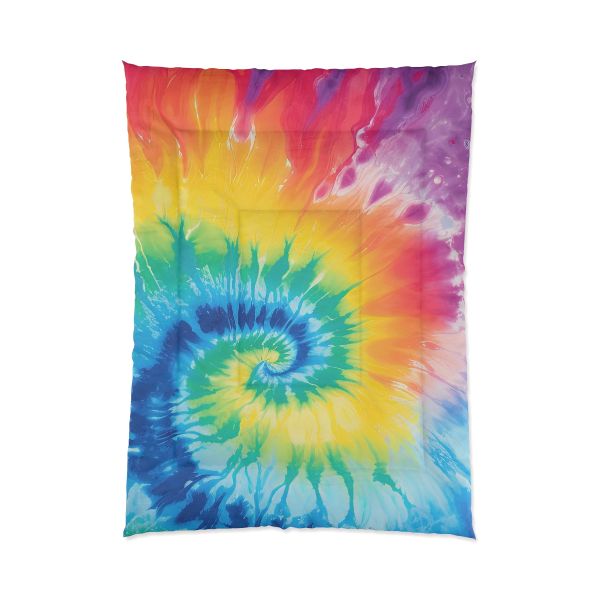 Tie Dye Comforter, Artsulli - Art is Long, Life is Short, Home Decor, Size, 68" × 92", , , , , 83953628684992234762