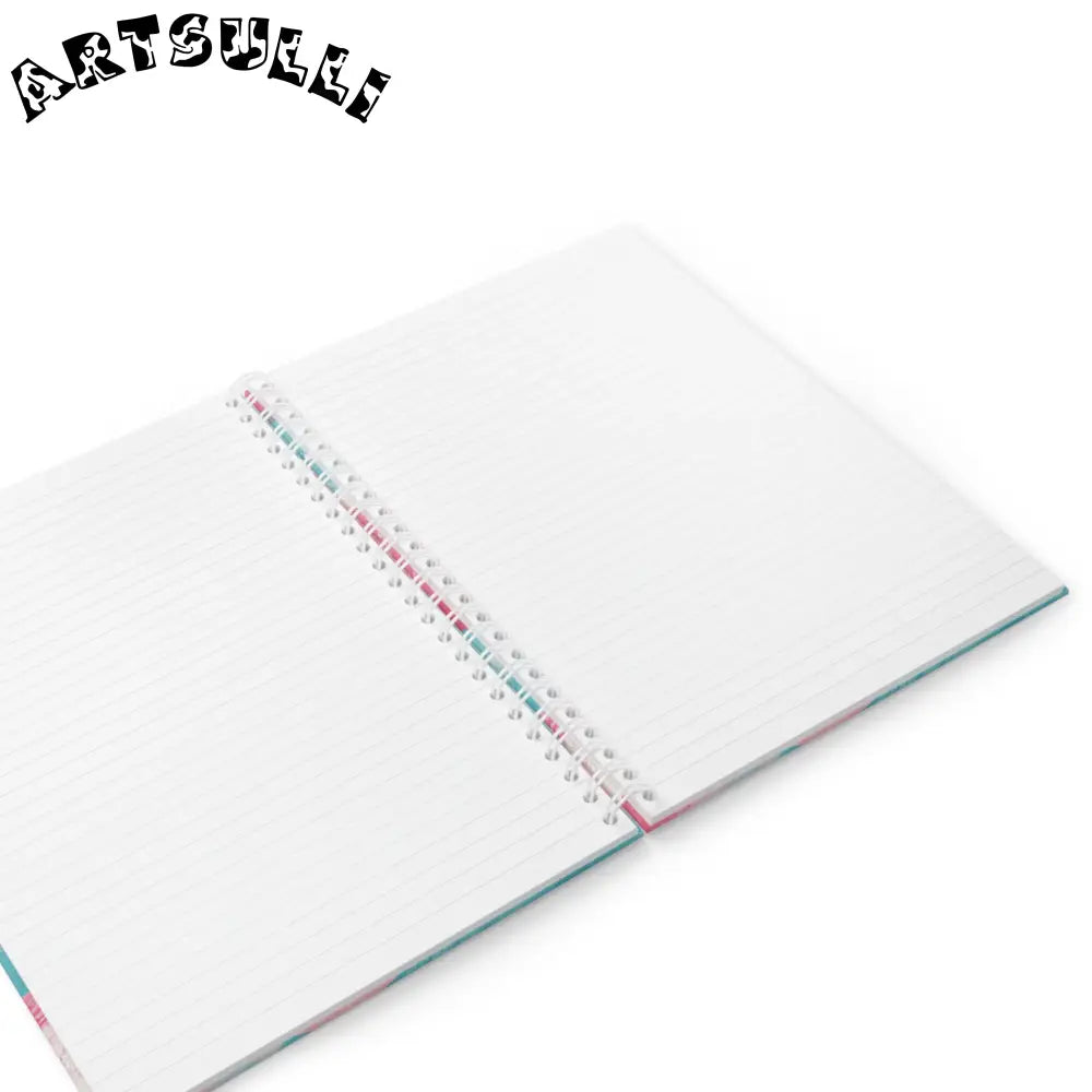 JAKKOUTTHEBXX The Great Pastelwave Pink and Blue Spiral Notebook