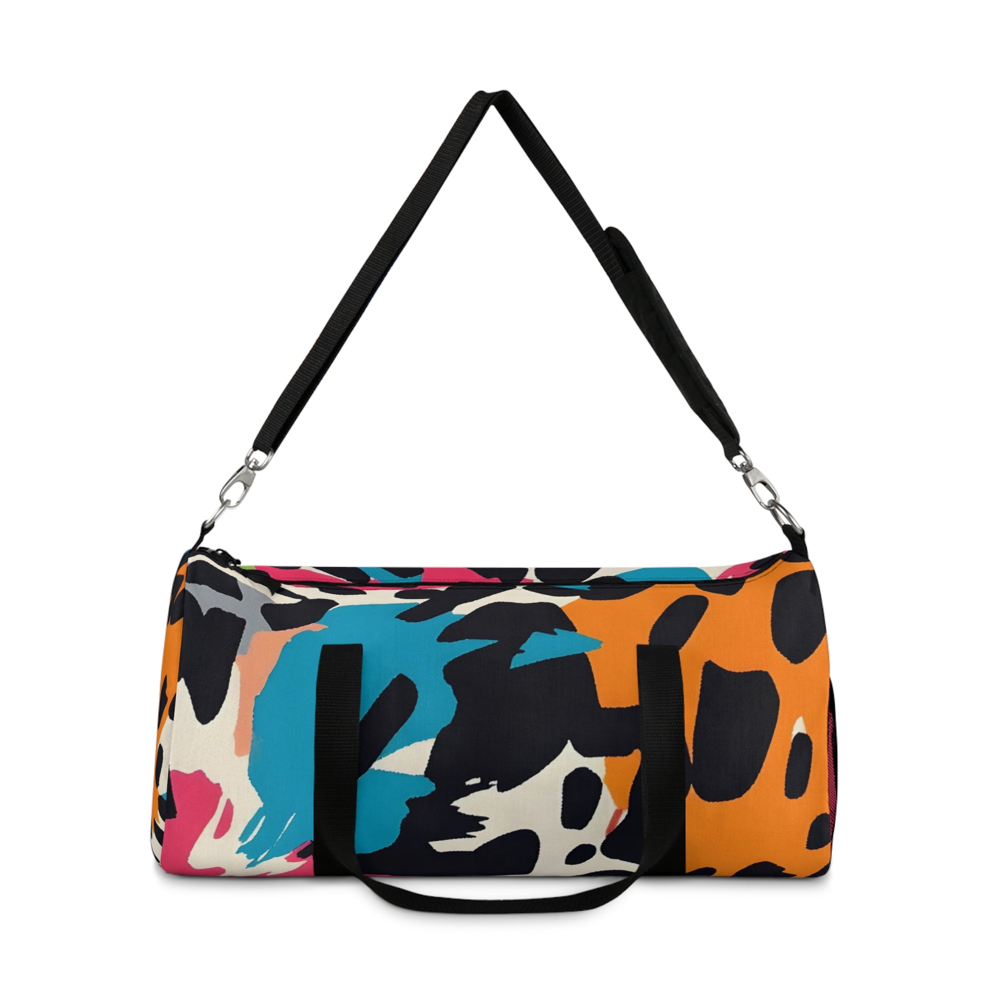 Wild Brush Strokes x Animal Print Multi-Color Duffel Bag, Artsulli - Art is Long, Life is Short, Bags, , , , , , , 