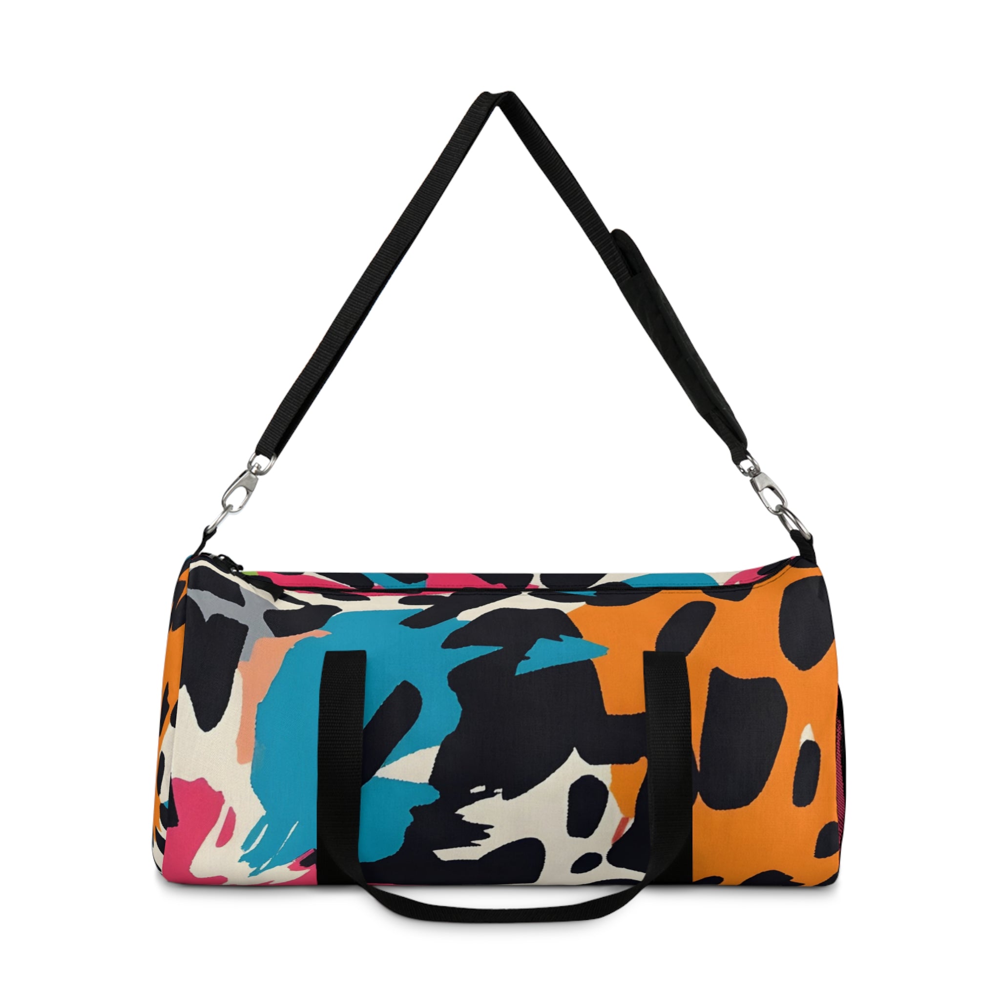 Wild Brush Strokes x Animal Print Multi-Color Duffel Bag, Artsulli - Art is Long, Life is Short, Bags, , , , , , , 