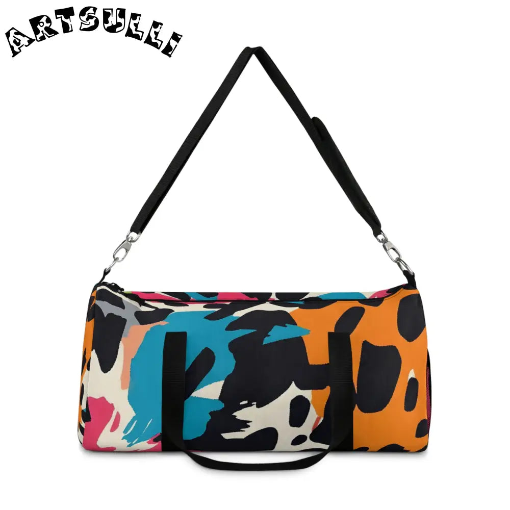 JAKKOUTTHEBXX Wild Brush Strokes x Animal Print Multi-Color Duffel