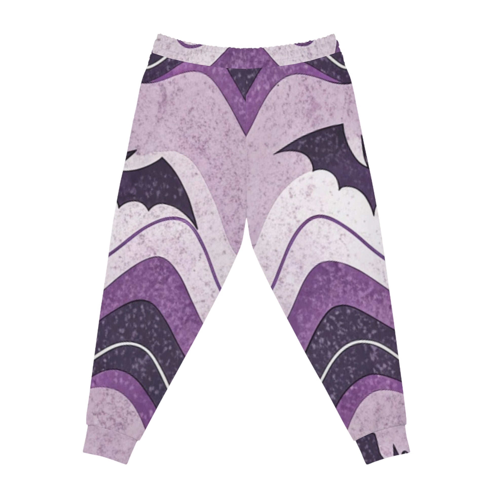 Bat Wave Athletic Joggers (AOP), Artsulli - Art is Long, Life is Short, All Over Prints, , , , , , , 
