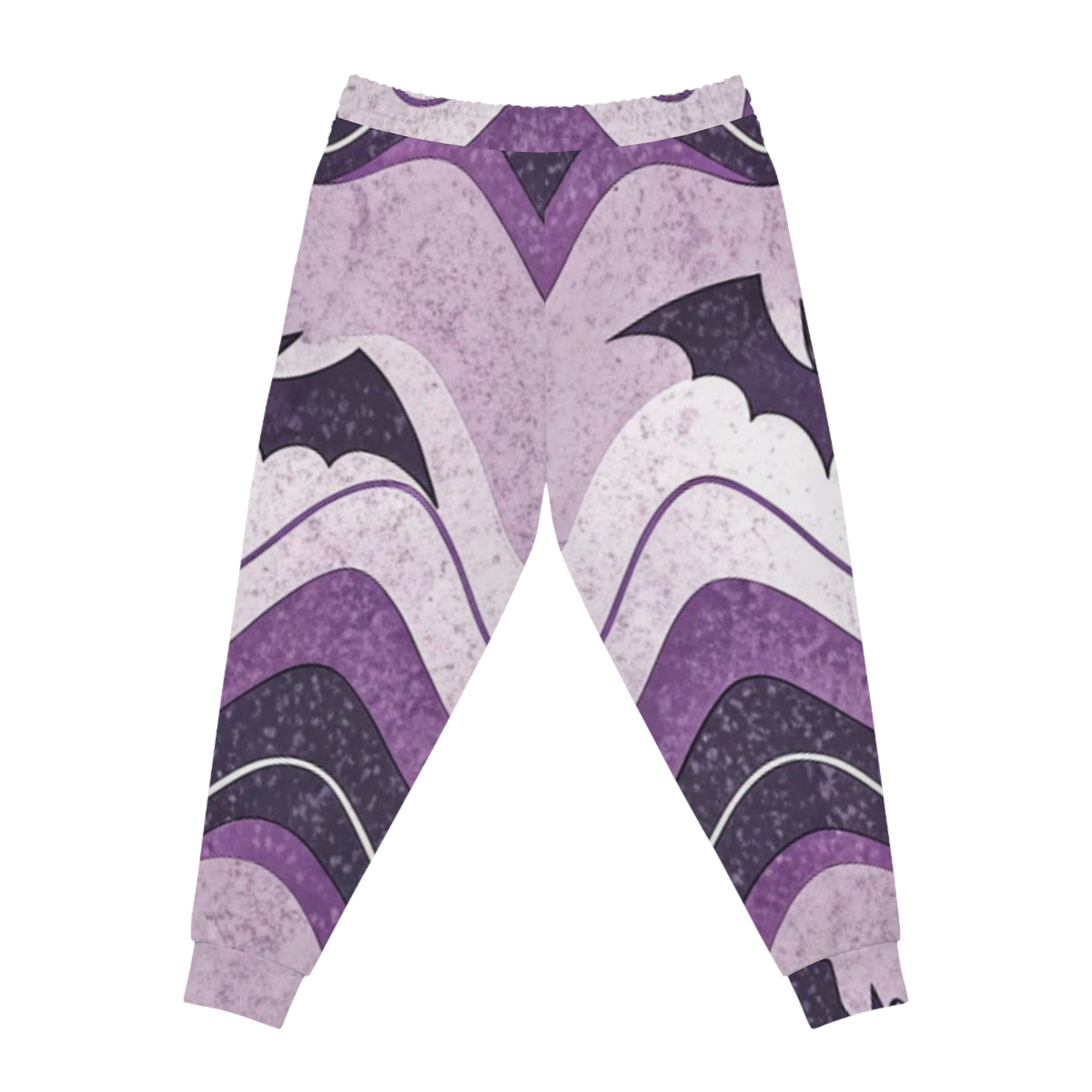 Bat Wave Athletic Joggers (AOP), Artsulli - Art is Long, Life is Short, All Over Prints, , , , , , , 