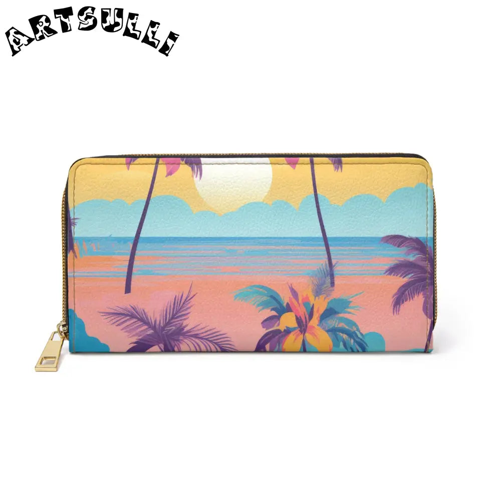JAKKOUTTHEBXX Sunset Paradise Zipper Wallet JAKKOUTTHEBXX Artsulli