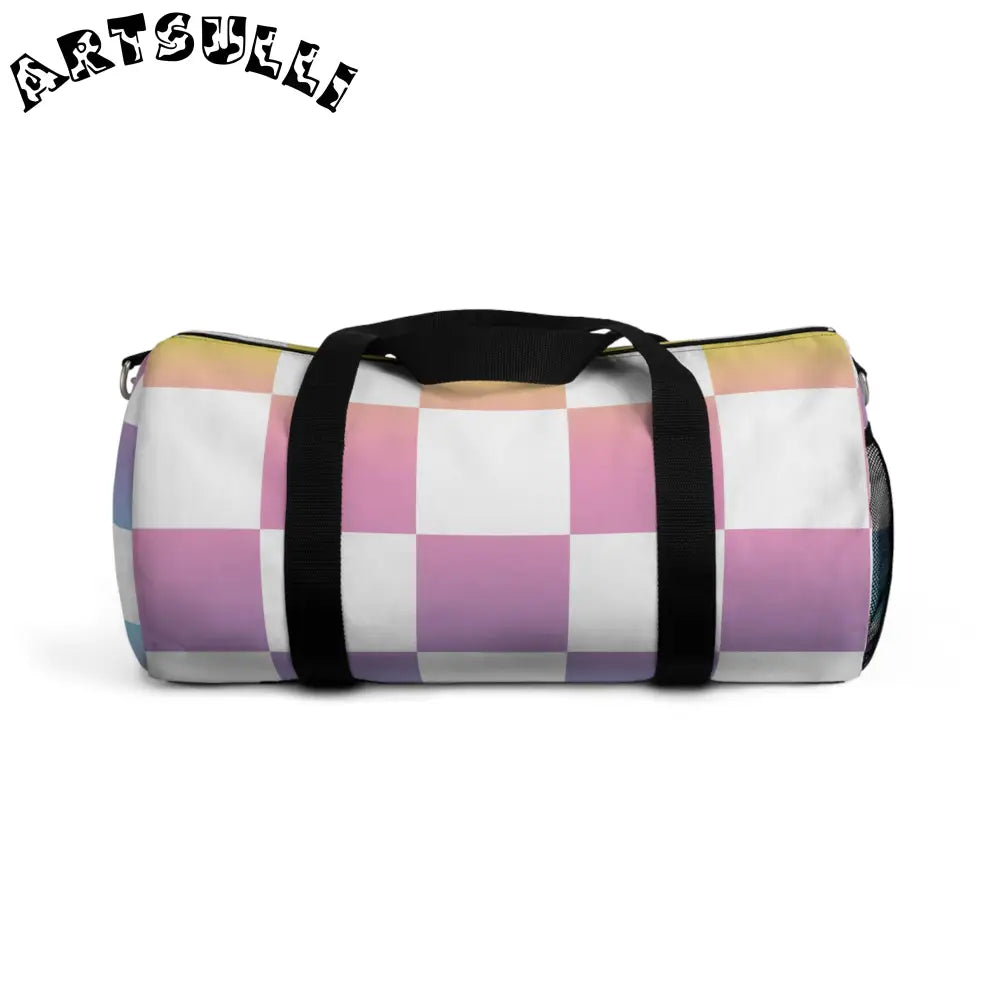 JAKKOUTTHEBXX Vaporwave Check II Duffel Bag JAKKOUTTHEBXX Artsulli