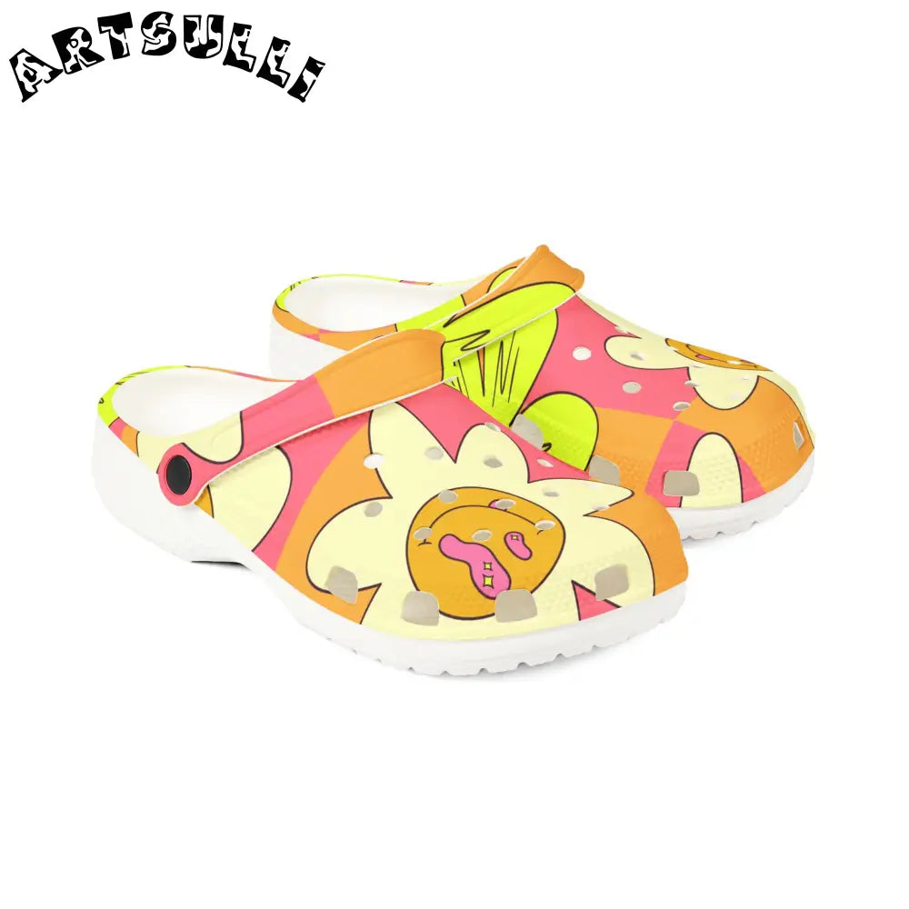 JAKKOUTTHEBXX Trippy Sour Face Rave EVA Foam Rubber Shoes (AOP)