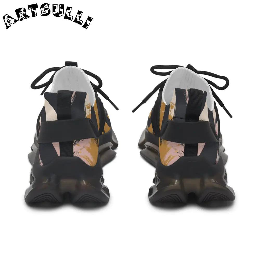 JAKKOUTTHEBXX Zebra Print Mesh Sneakers with Clear Speckled Sole