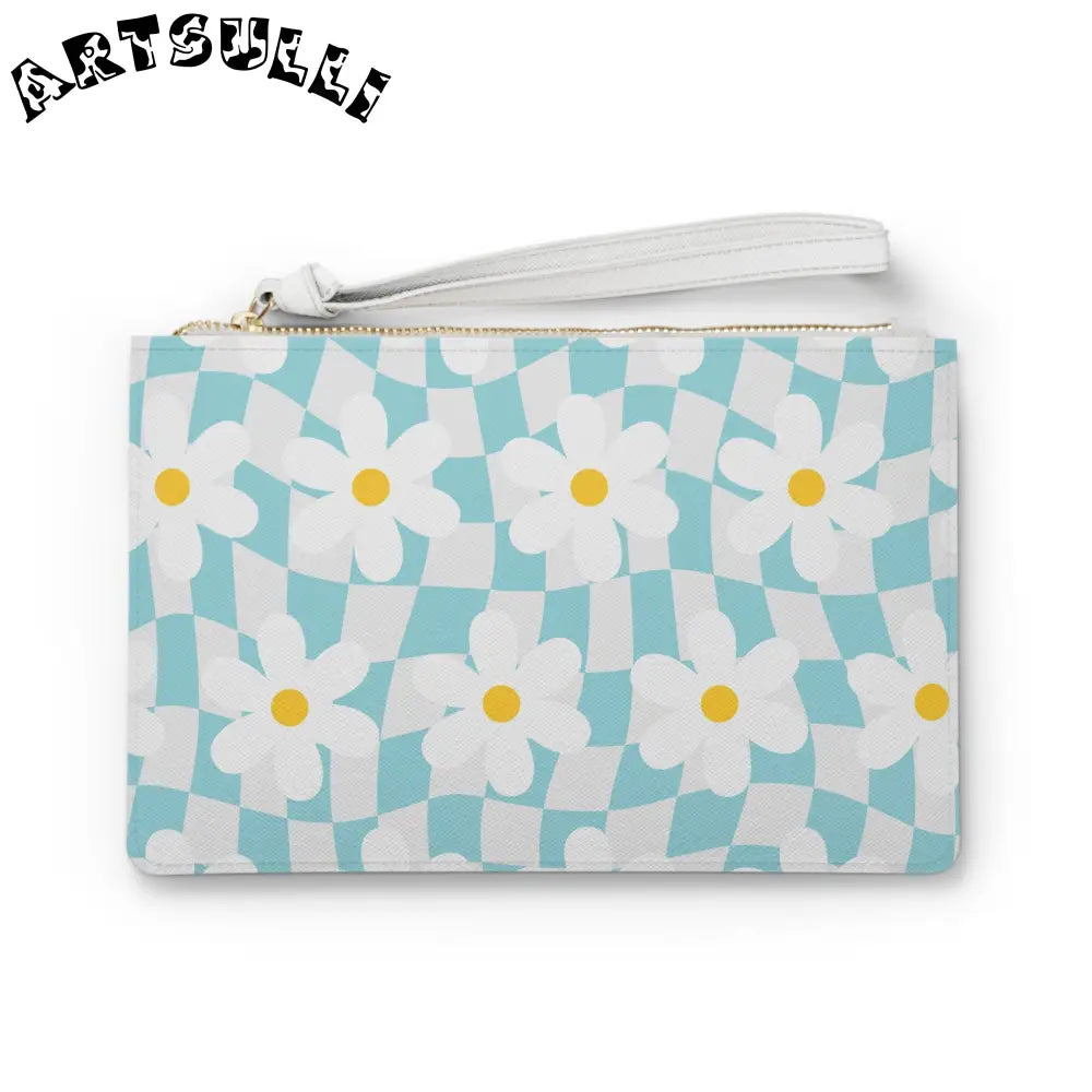 JAKKOUTTHEBXX Trippy Check Garden Clutch Bag JAKKOUTTHEBXX Artsulli