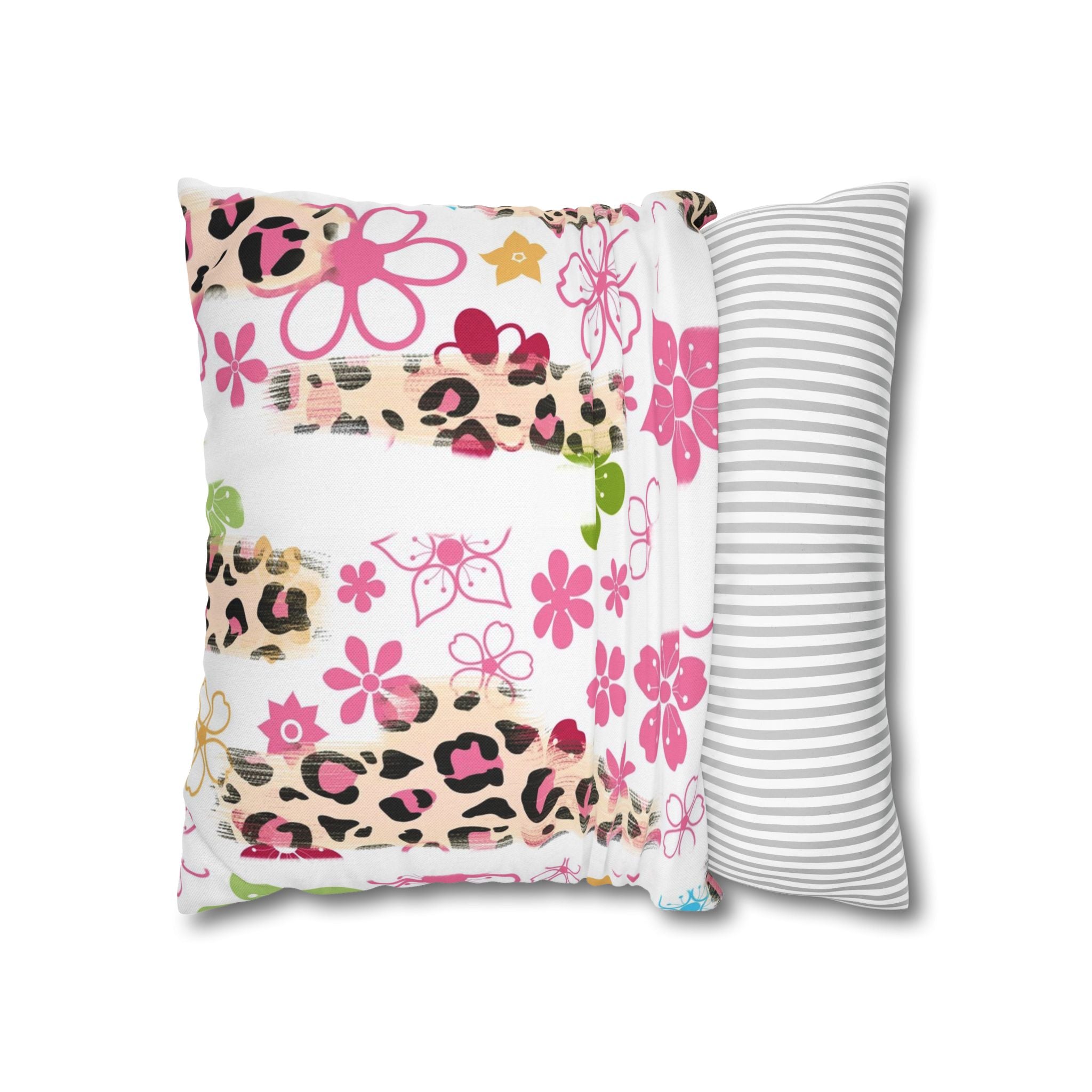 Spun Polyester Square Pillowcase