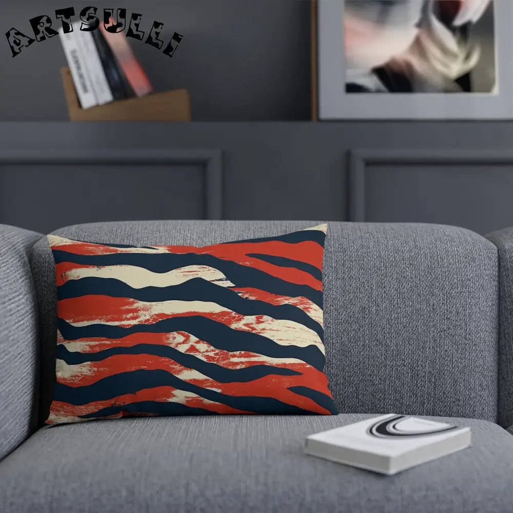 JAKKOUTTHEBXX Capricious Tiger Wave Cushion JAKKOUTTHEBXX Artsulli