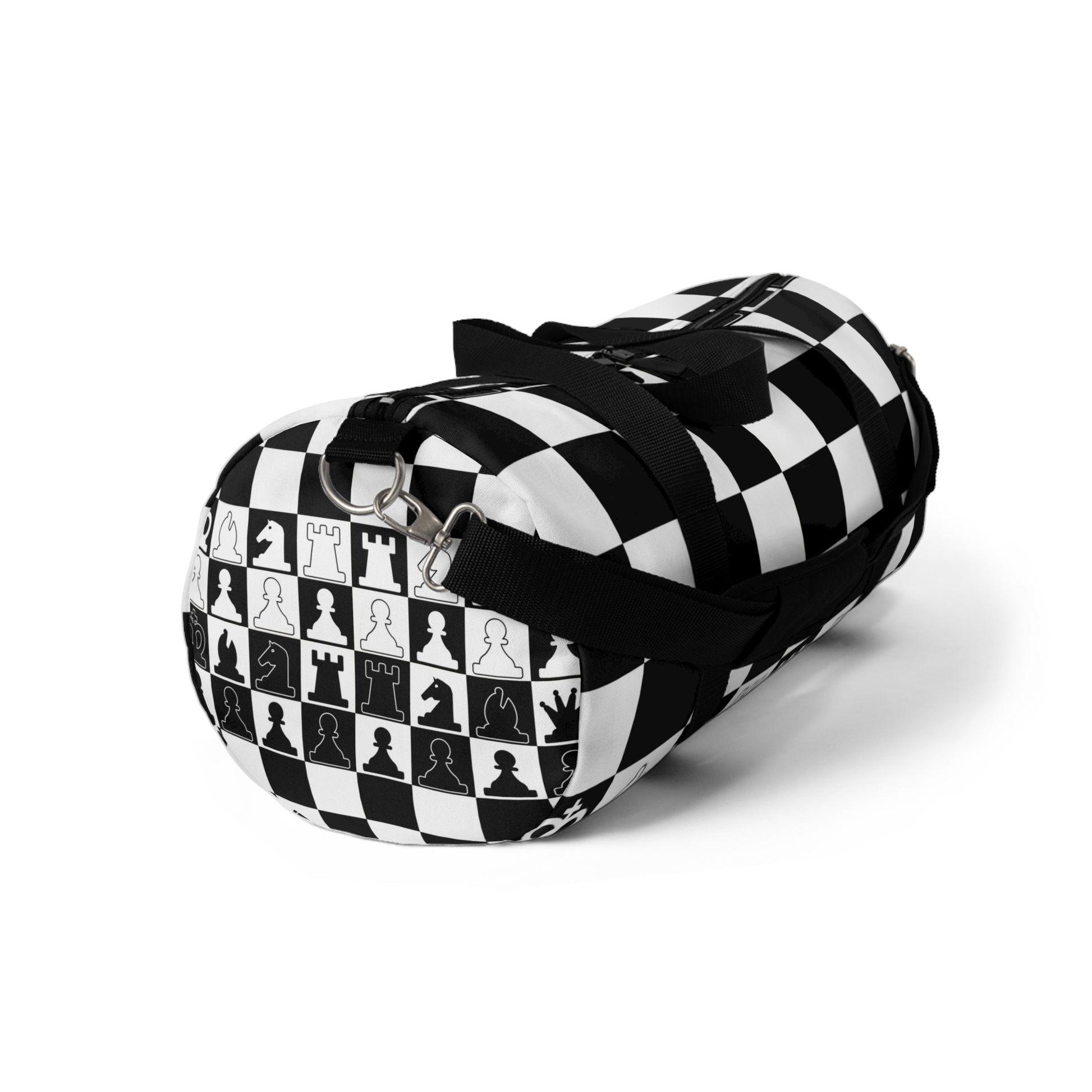 Chessboard White and Black Duffel Bag, Artsulli - Art is Long, Life is Short, Bags, , , , , , , 