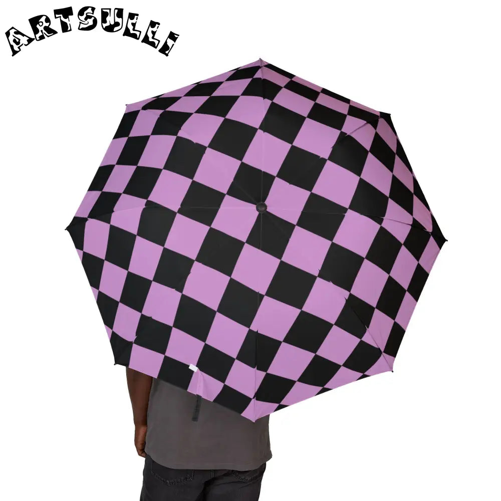 JAKKOUTTHEBXX Pixel Punk Vision Semi-Automatic Foldable Umbrella