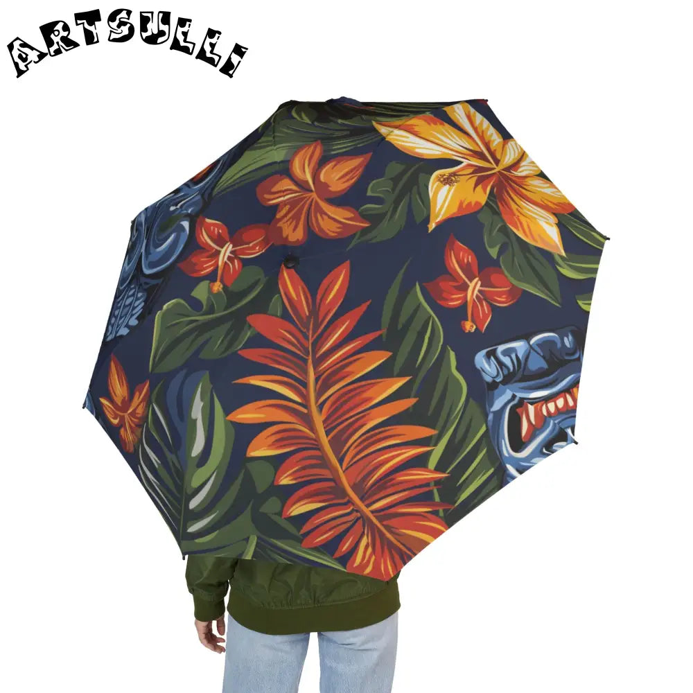 JAKKOUTTHEBXX Tropical Tiki Floral Umbrella 2025