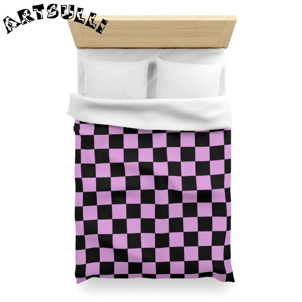 JAKKOUTTHEBXX Pixel Punk Vision Microfiber Duvet Cover JAKKOUTTHEBXX