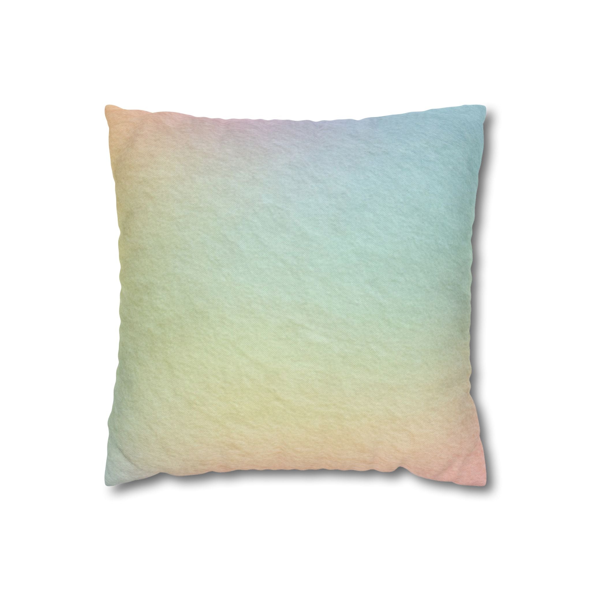 Spun Polyester Square Pillowcase