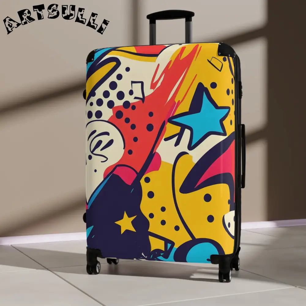 JAKKOUTTHEBXX Comic x Pop Art Suitcase JAKKOUTTHEBXX Artsulli - Art