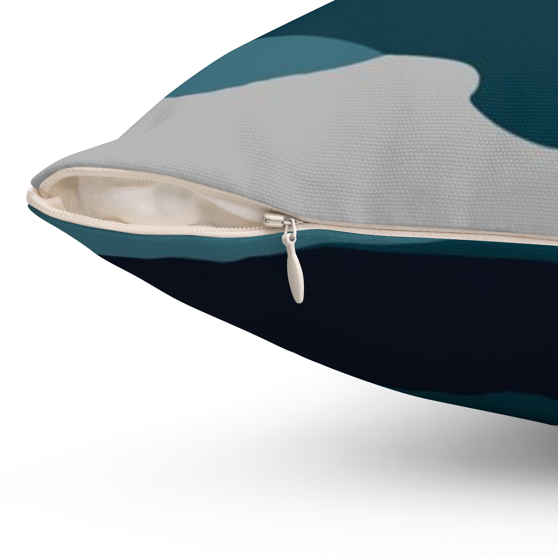 Blue Camouflage Spun Polyester Square Pillow, Artsulli - Art is Long, Life is Short, Home Decor, , , , , , , 