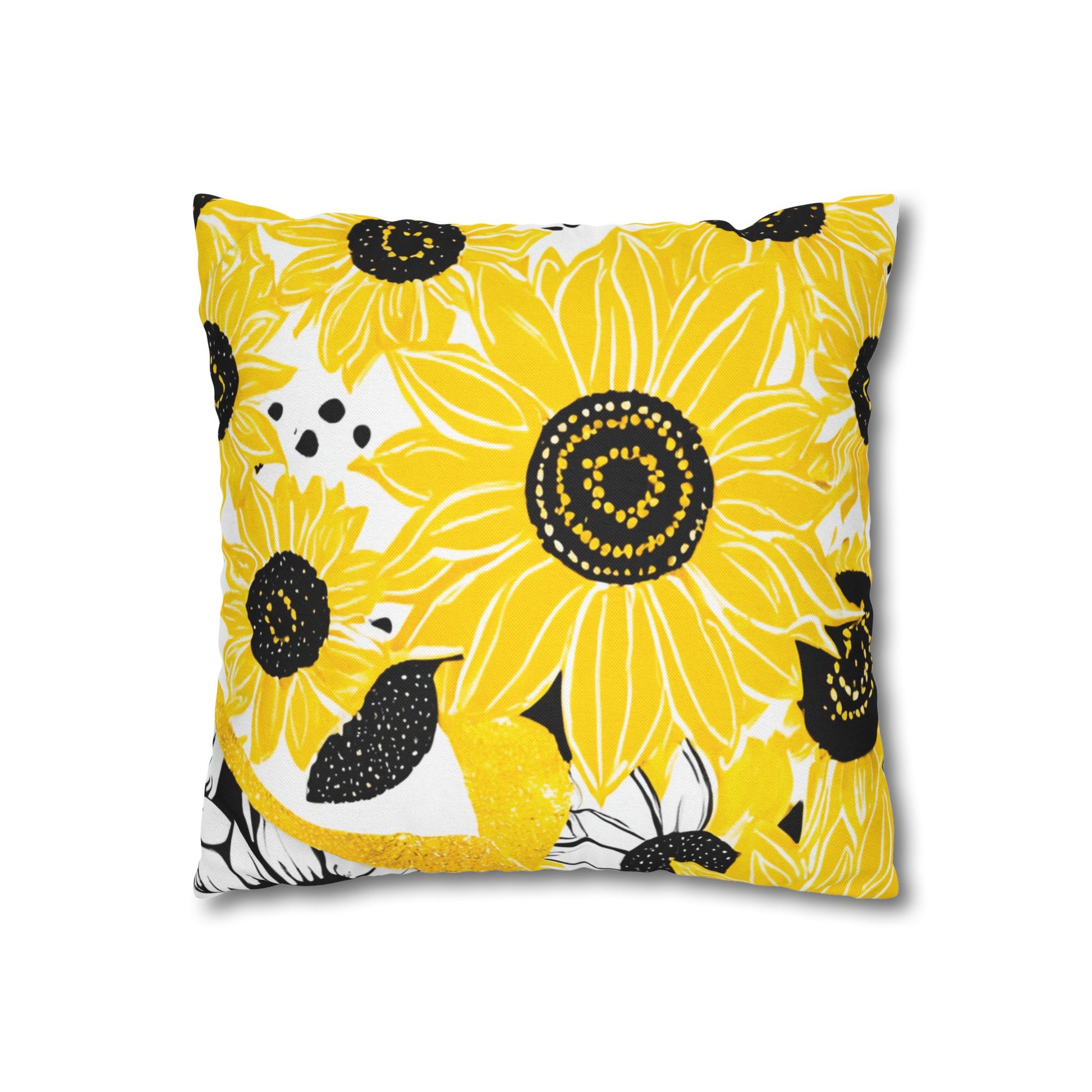 Spun Polyester Square Pillowcase, Artsulli - Art is Long, Life is Short, Home Decor, , , , , , , 
