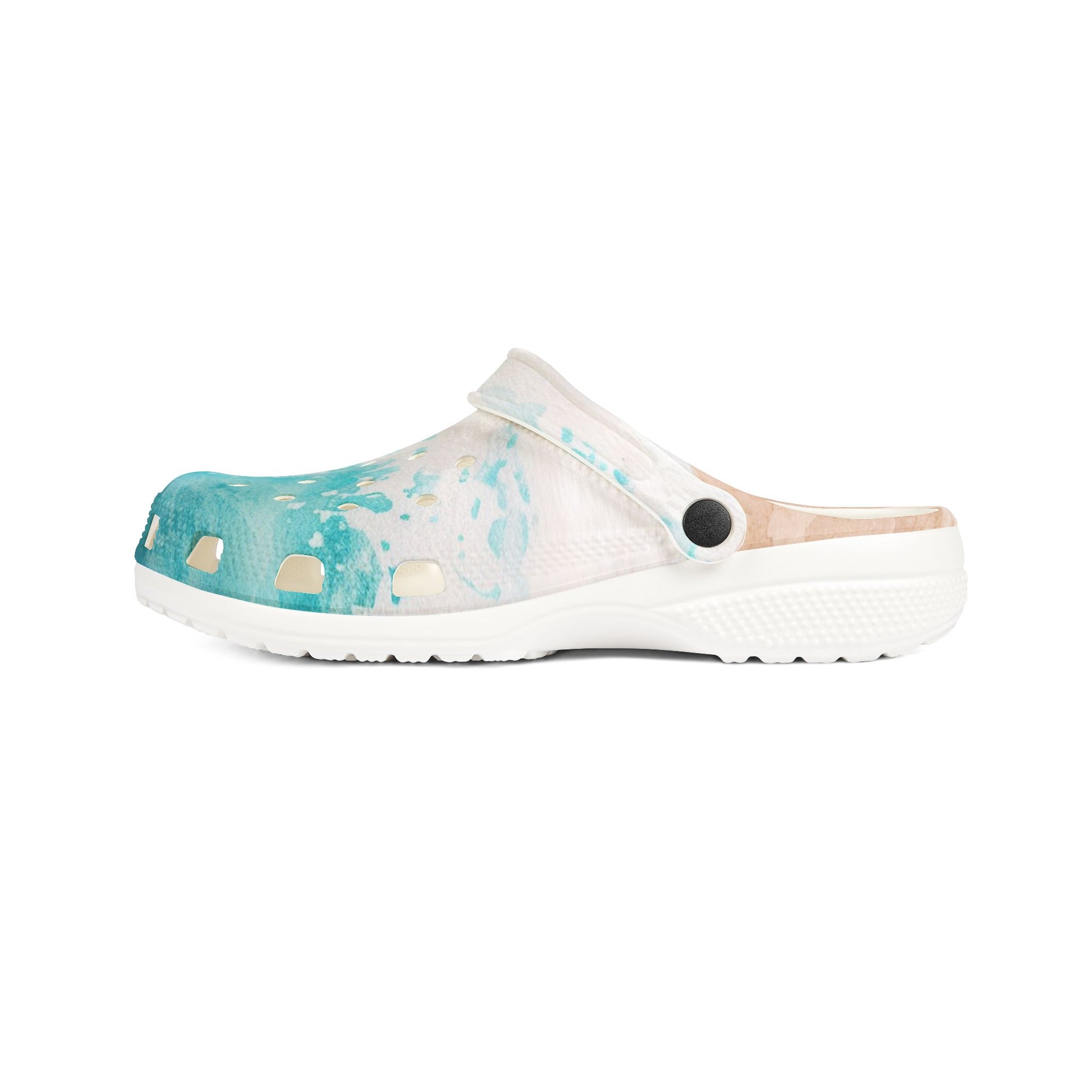 Seashore EVA Foam Rubber Shoes (AOP), Artsulli - Art is Long, Life is Short, Shoes, , , , , , , 